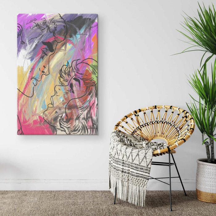 Abstract  Love Canvas Print