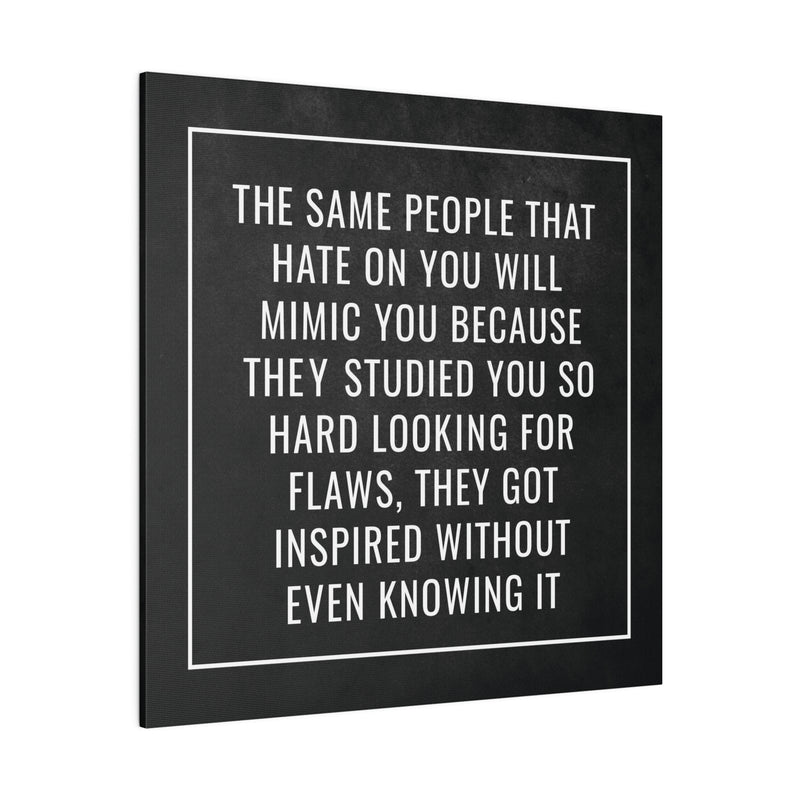 A HATERS INSPIRATION