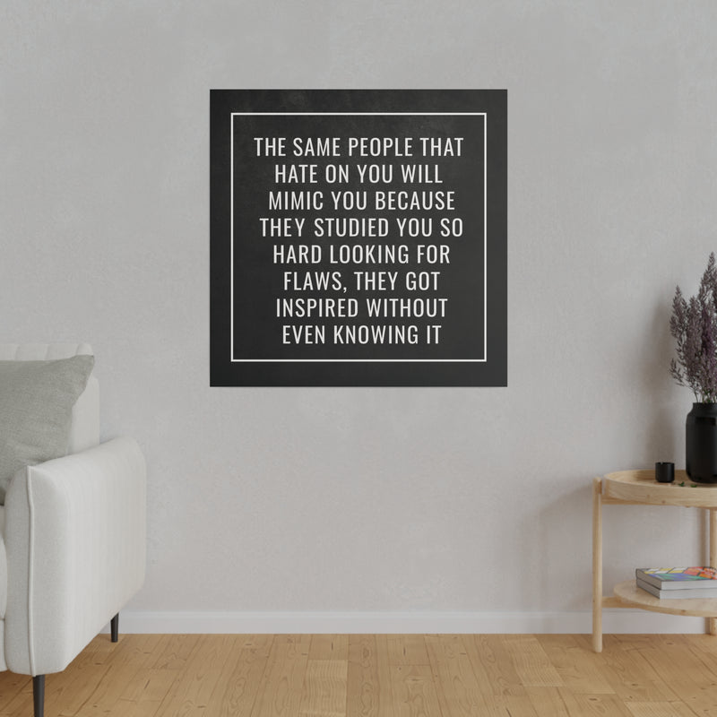 A HATERS INSPIRATION