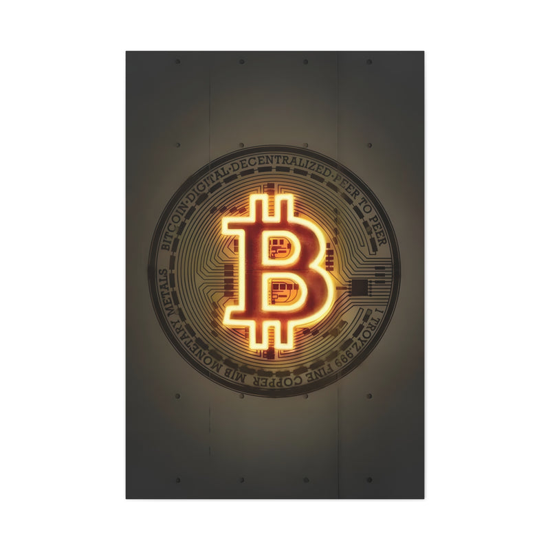 BITCOIN NEON LIGHT