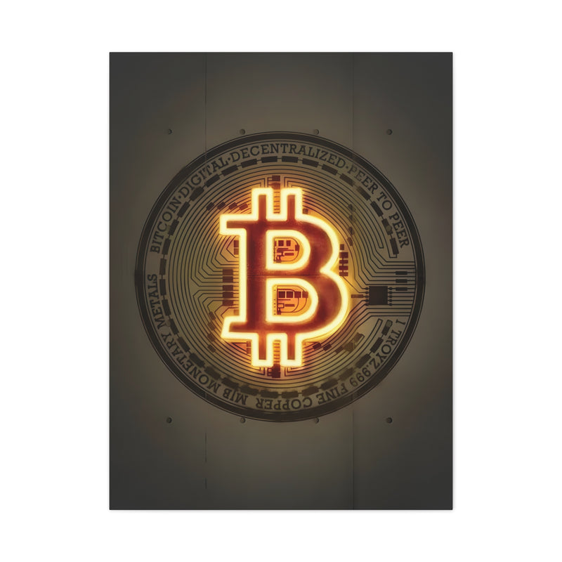 BITCOIN NEON LIGHT