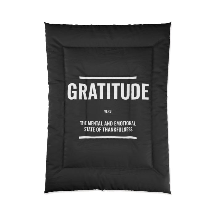 The Definition of Gratitude Comforter
