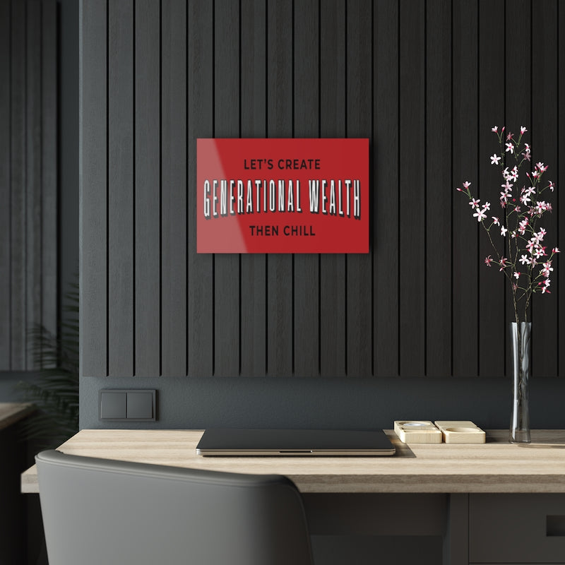 Generational Wealth Acrylic Prints