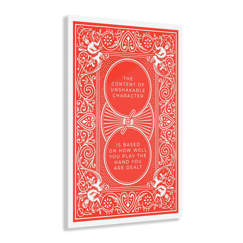 The Content Of Character Acrylic Print