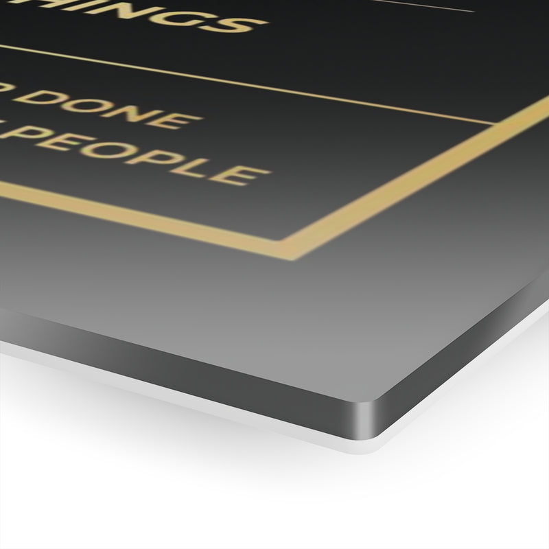 Office Rules Acrylic Print