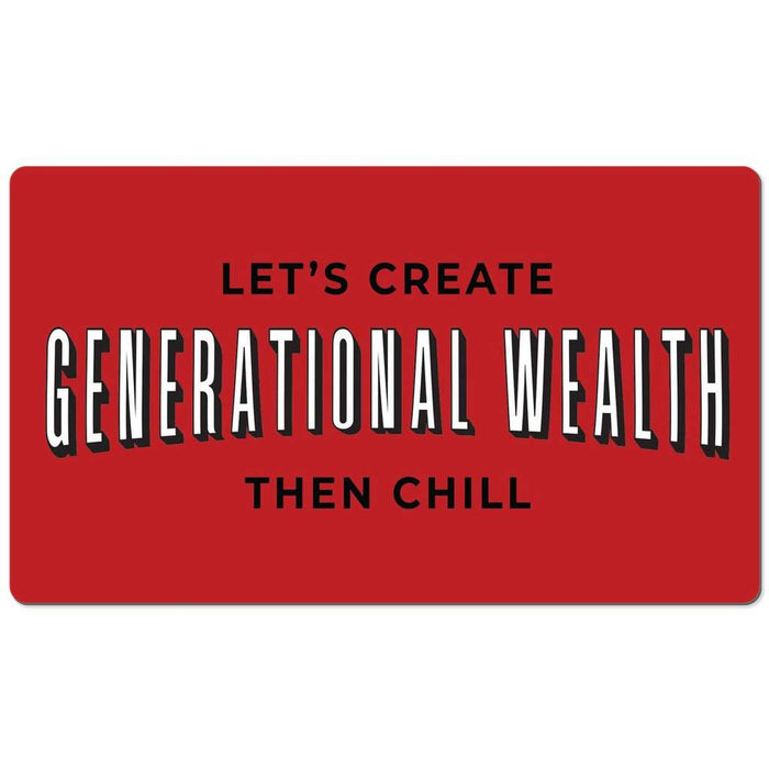 generational wealth Desk Mats