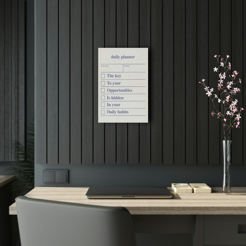 Daily Planner Acrylic Print