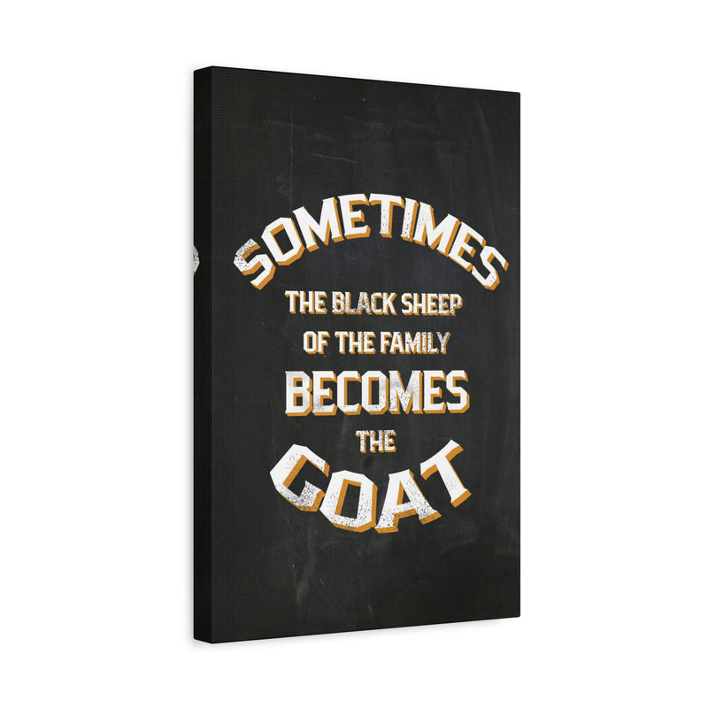 THE BLACK SHEEP BECOMES THE GOAT