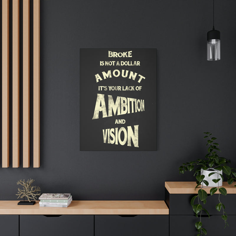 BROKE IS NOT A DOLLAR AMOUNT