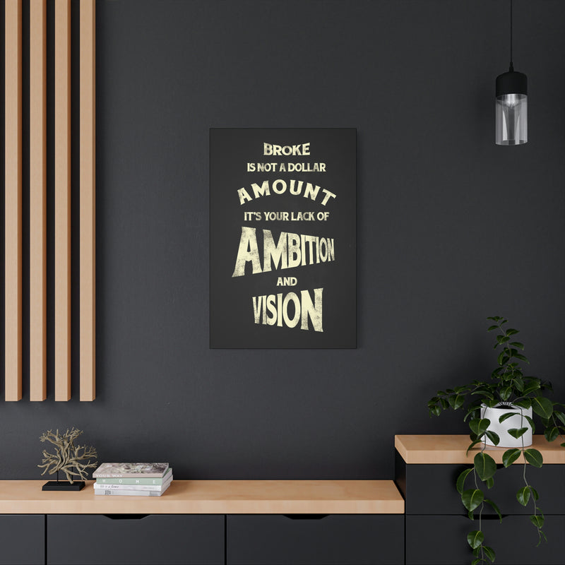 BROKE IS NOT A DOLLAR AMOUNT