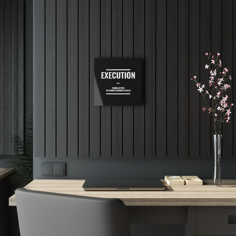 Execution Definition Acrylic Print
