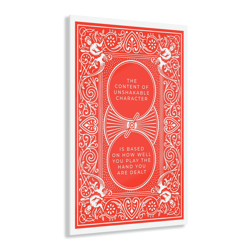 The Content Of Character Acrylic Print