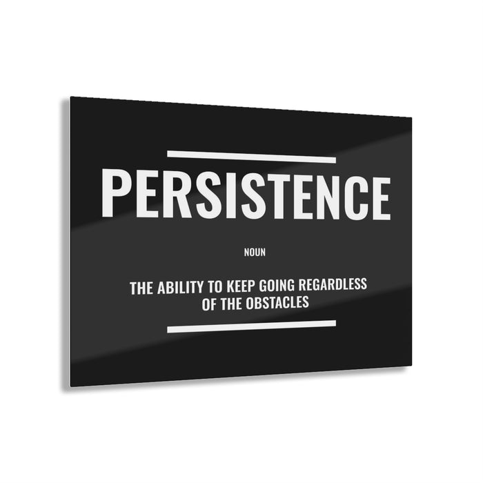 Persistence Definition  Acrylic Print