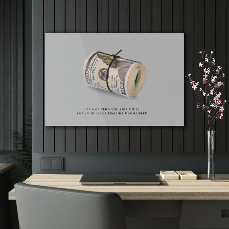 Life May Bend You Acrylic Print