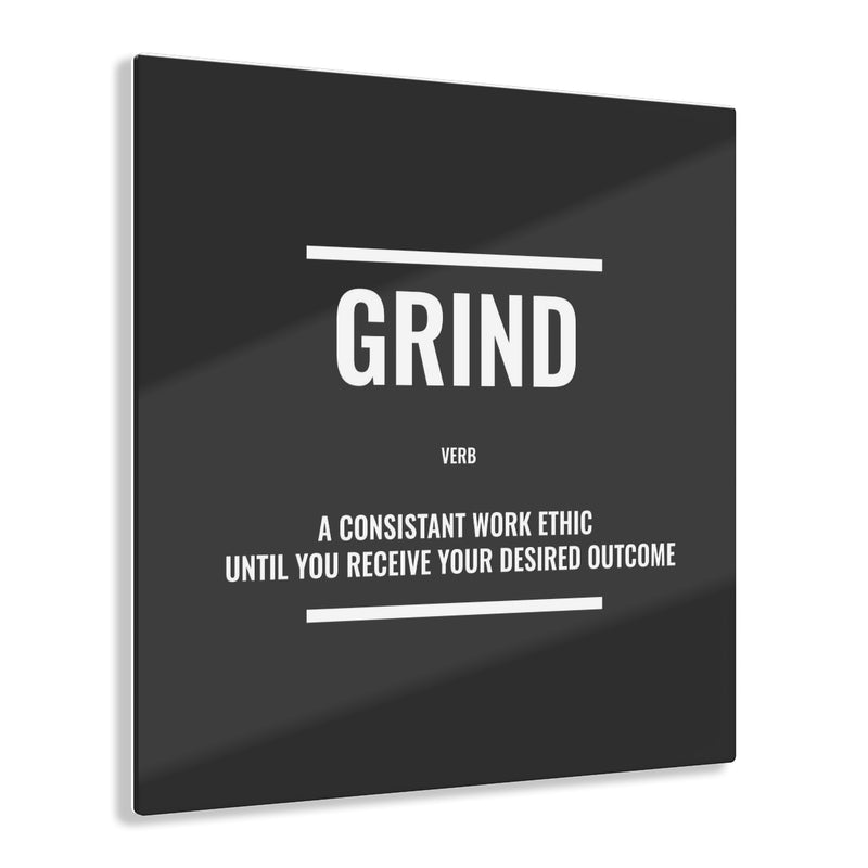 Grind Definition Acrylic Print