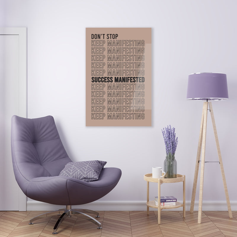 Don't Stop Acrylic Print