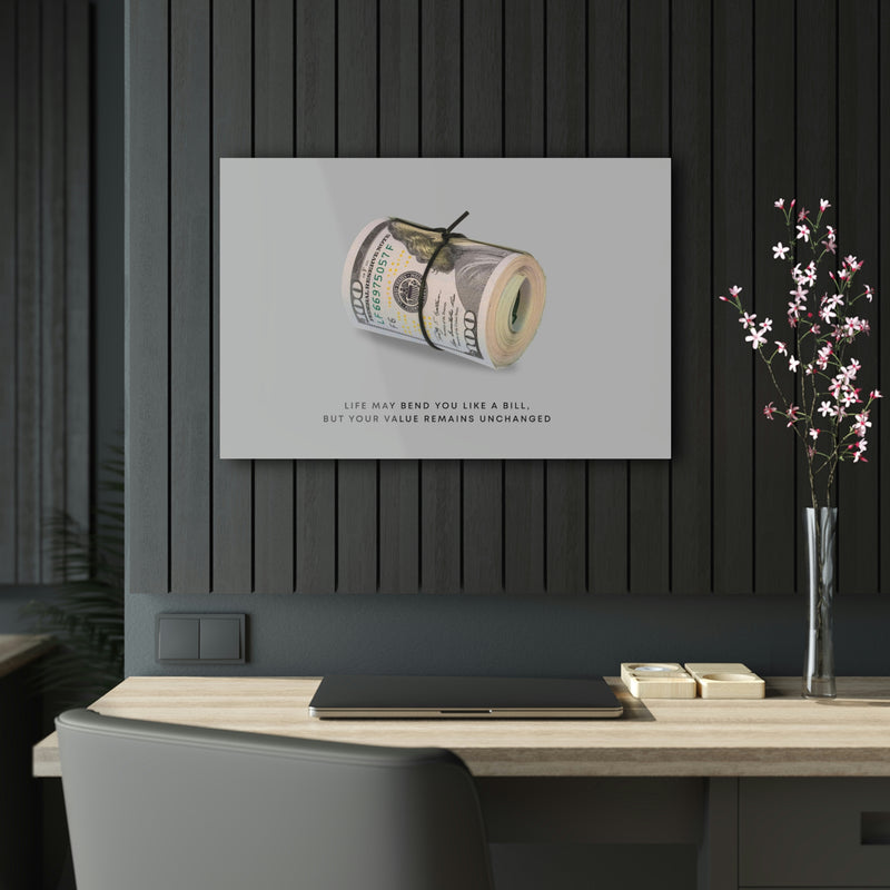 Life May Bend You Acrylic Print