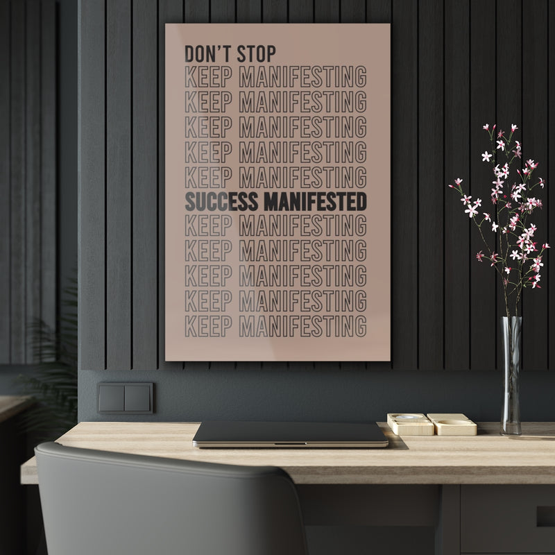 Don't Stop Acrylic Print