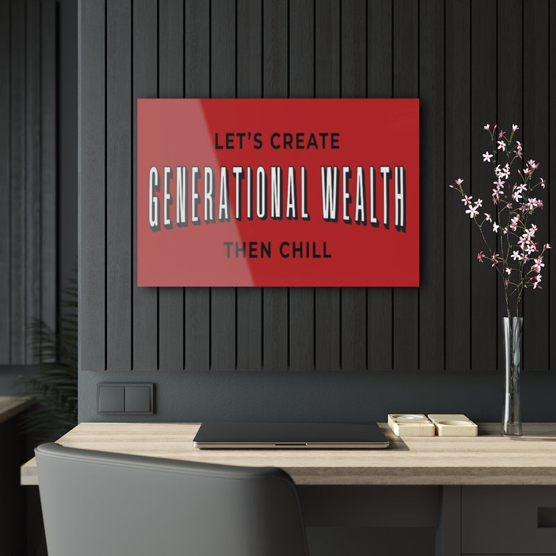 Generational Wealth Acrylic Prints