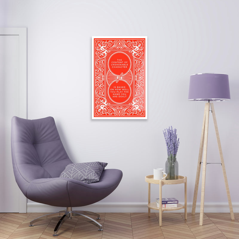The Content Of Character Acrylic Print