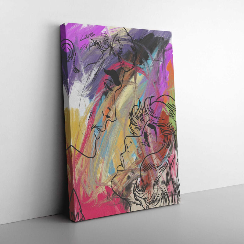 Abstract  Love Canvas Print