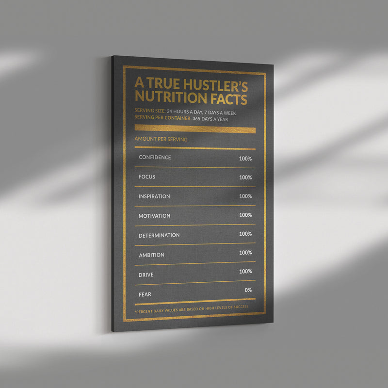 Hustlers Nutritional Facts