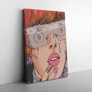 1 MILLION ISN'T ENOUGH  CANVAS PRINT