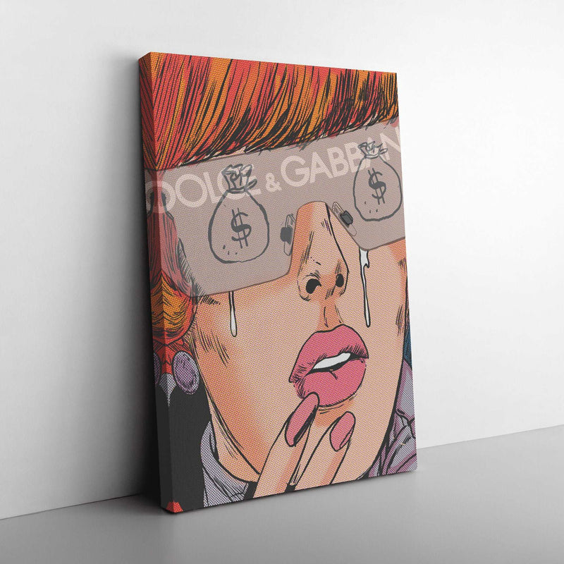 1 MILLION ISN'T ENOUGH  CANVAS PRINT