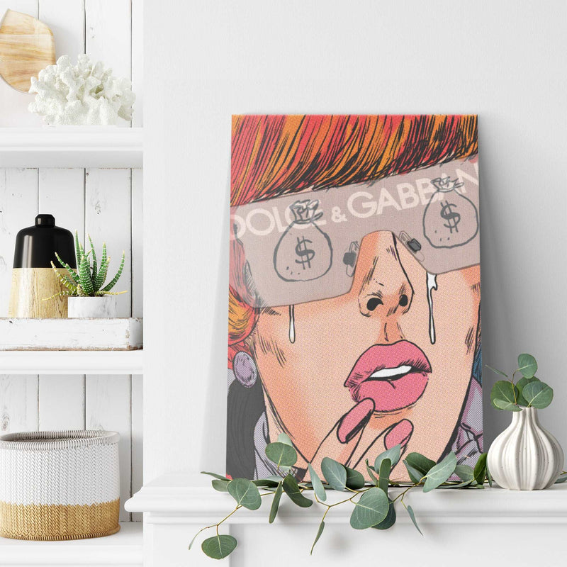 1 MILLION ISN'T ENOUGH  CANVAS PRINT