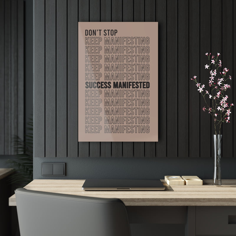 Don't Stop Acrylic Print