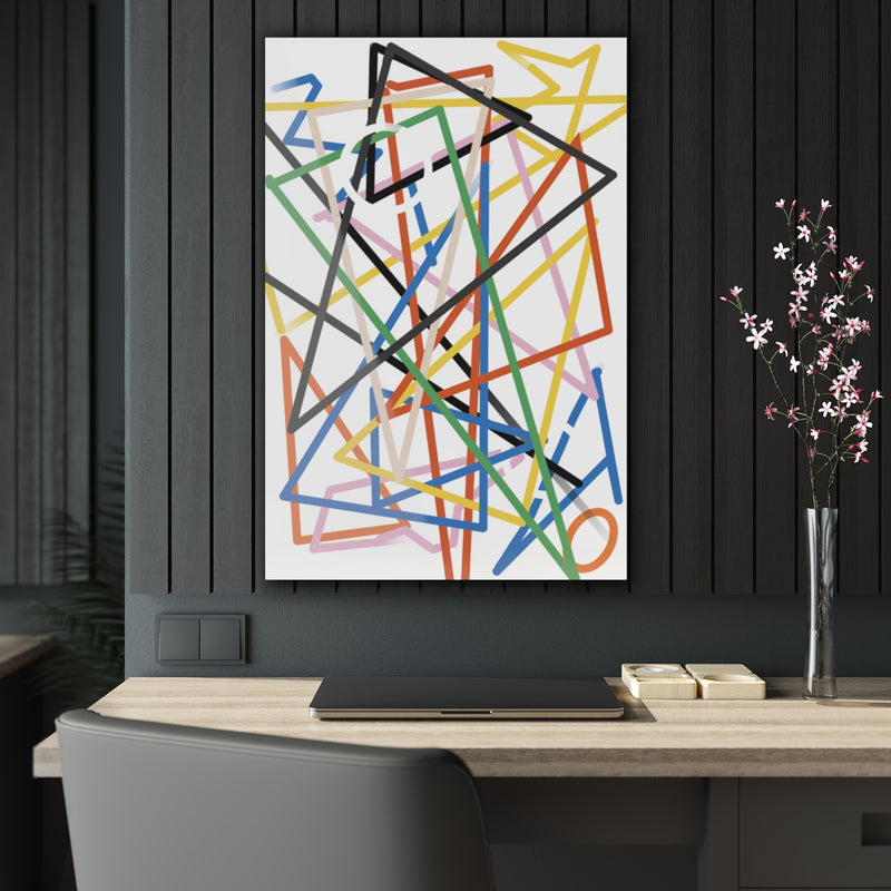 Abstract Energy Acrylic Print