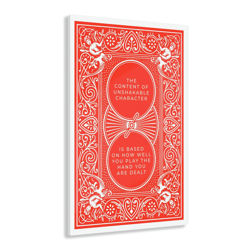 The Content Of Character Acrylic Print