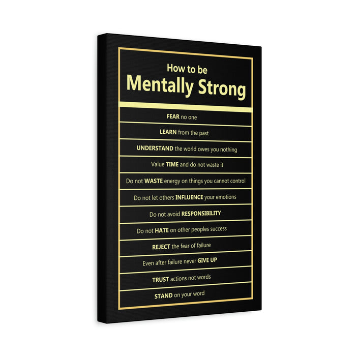 HOW TO BE MENTALLY STRONG
