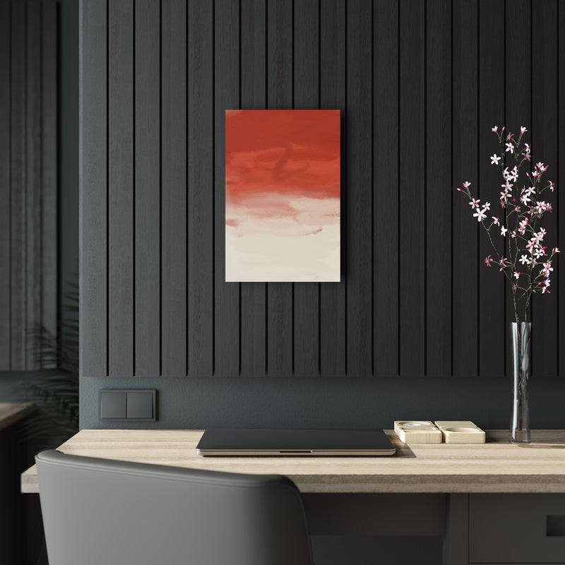 Red Abstract Acrylic Print