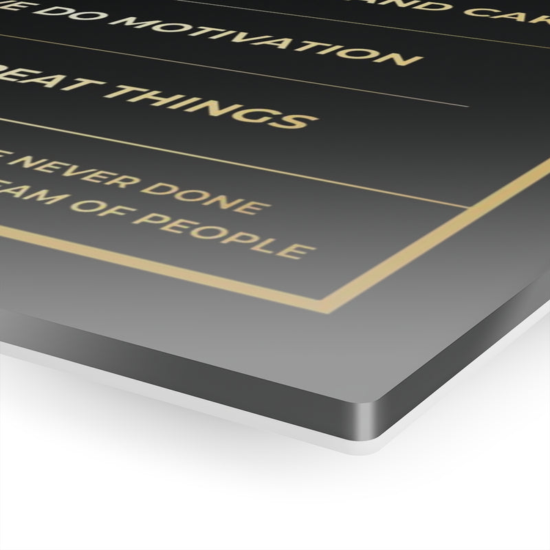 Office Rules Acrylic Print