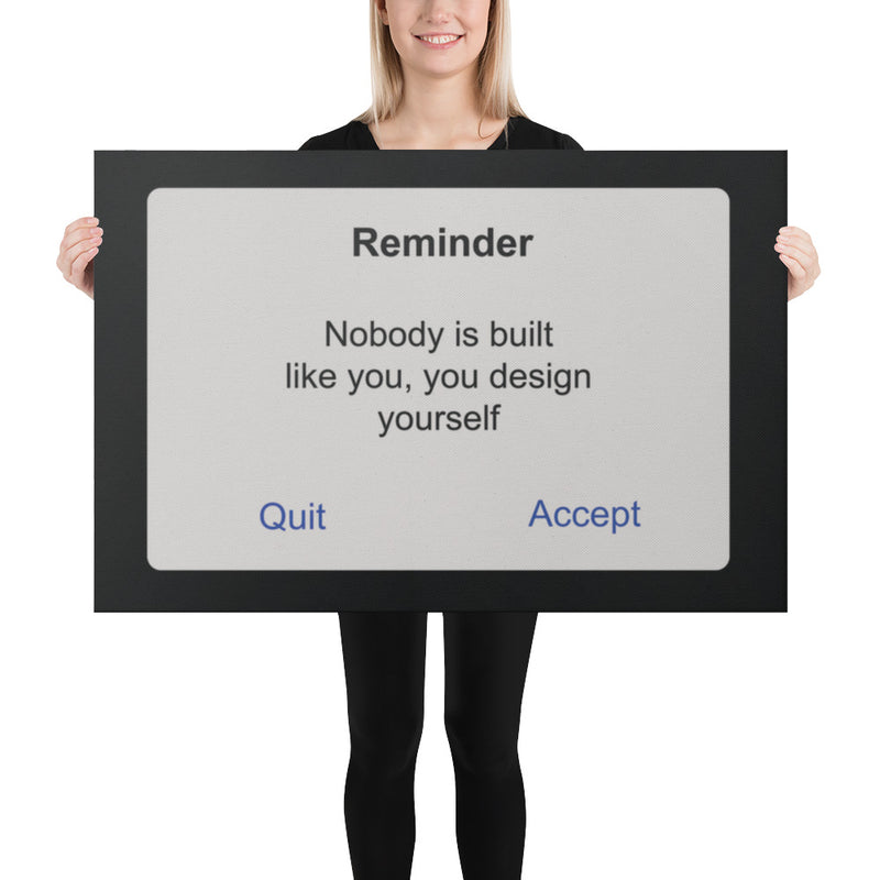 Daily  reminder Canvas