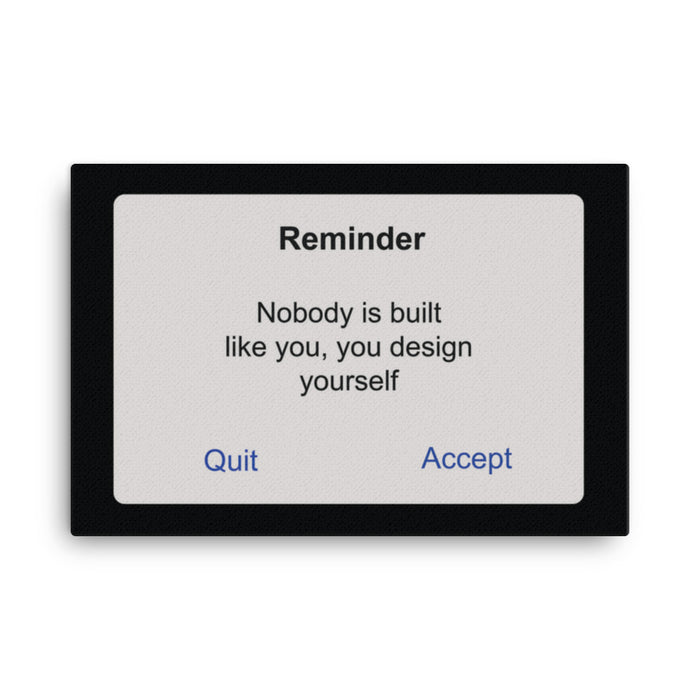 Daily  reminder Canvas