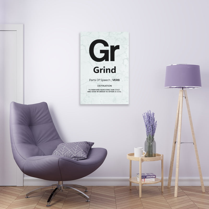 The Element Of Grind Acrylic