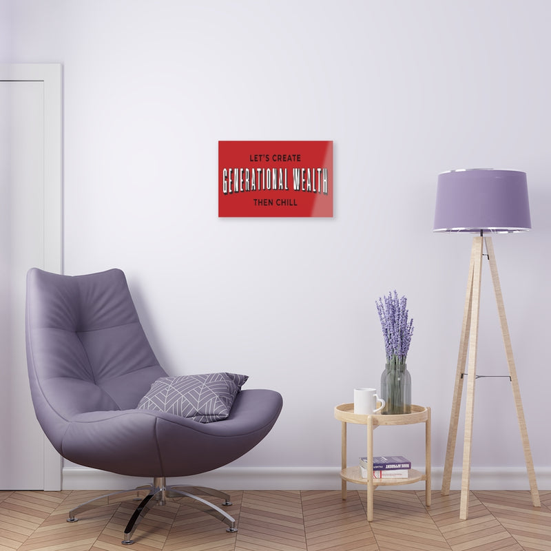 Generational Wealth Acrylic Prints
