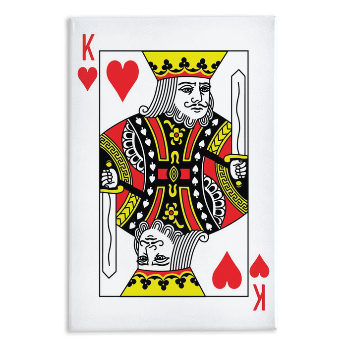 KING OF HEARTS Canvas