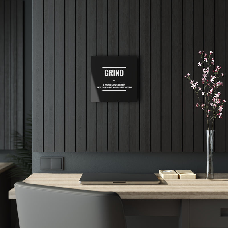 Grind Definition Acrylic Print