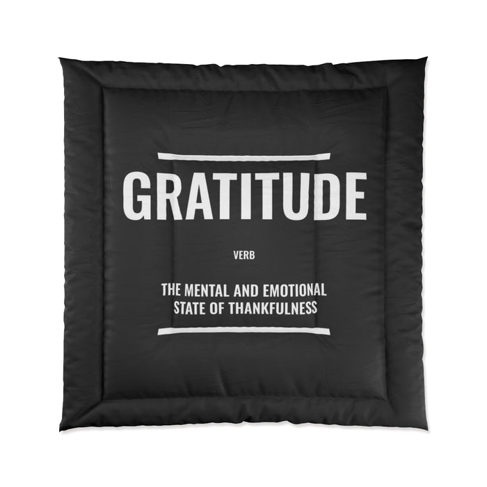 The Definition of Gratitude Comforter