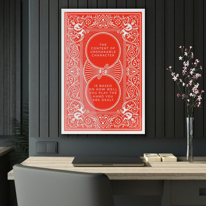 The Content Of Character Acrylic Print